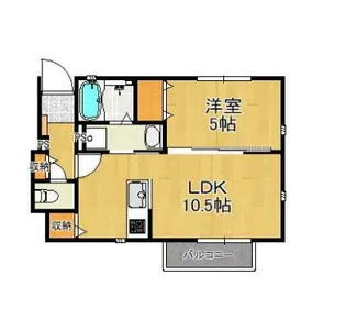東京都国分寺市内藤2【アパート】の間取り
