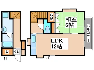 トリーモースト【2階】の間取り
