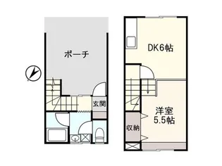 ラ・ネージュ松森【1階】の間取り