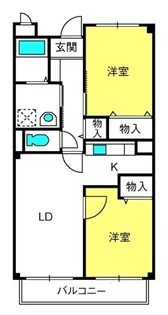 パレスシティ【3階】の間取り
