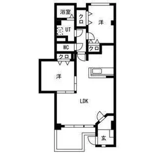 グランディール【1階】の間取り