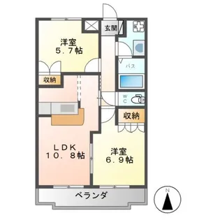 サンクチュアリ III【1階】の間取り