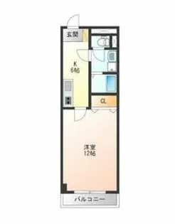 LOTUS MARSH元今泉【7階】の間取り