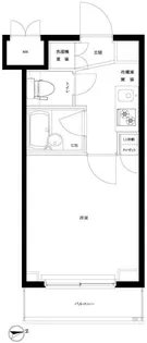 ルーブル北新宿【2階】の間取り