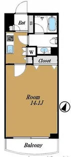 スカーラ代官山【3階】の間取り