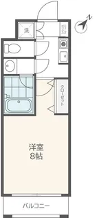 カーサ・モデルナ【2階】の間取り