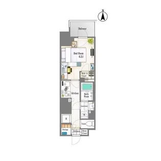 東京都江東区亀戸6【マンション】の間取り