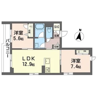 ベース枠【3階】の間取り