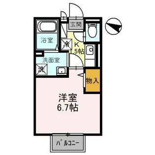 大阪府堺市西区浜寺船尾町西3【アパート】の間取り