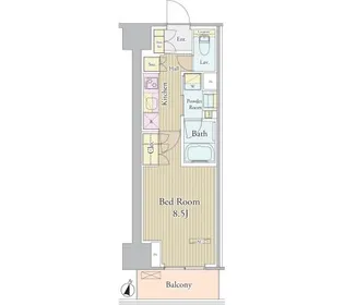 ヴェルデュール高田馬場【10階】の間取り