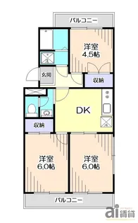 セントビラ【3階】の間取り