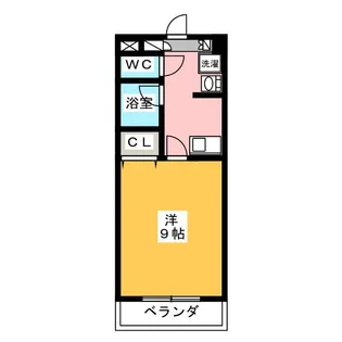 グリーンベル桜島【3階】の間取り