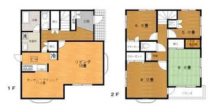 埼玉県三郷市戸ケ崎3【一戸建】の間取り