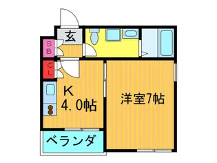 グラン・カレB棟【2階】の間取り