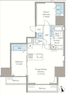 VISTA西早稲田【11階】の間取り