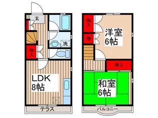 千葉県市川市東菅野4【一戸建】の間取り