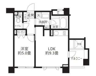 クリオ渋谷ラ・モード【5階】の間取り