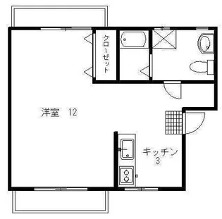 津村マンション【1階】の間取り