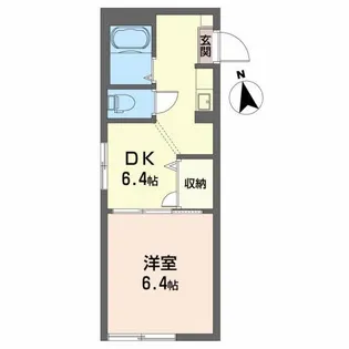 エリア011【1階】の間取り