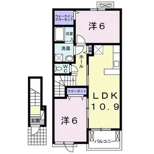 サン ラークII【2階】の間取り