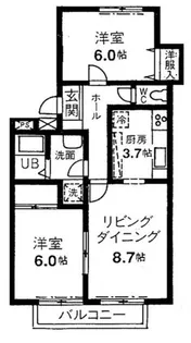 グレースカメリア市が尾【1階】の間取り