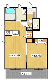 リアリーズ【1階】の間取り