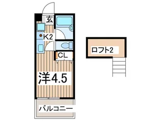 センタ-グリ-ン金沢【1階】の間取り