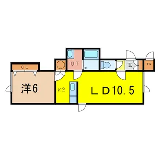 フレッサII【1階】の間取り