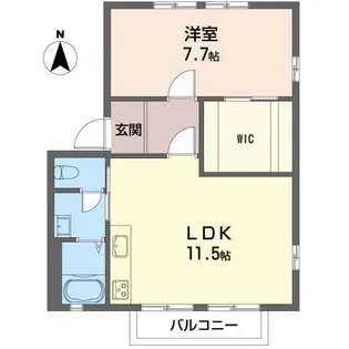 M&M B【2階】の間取り