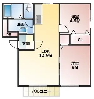 ピュアライフ17【3階】の間取り