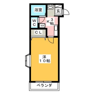 Confor緑丘 (コンフォール緑丘)【2階】の間取り