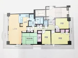パークシティ金沢八景【14階】の間取り