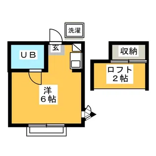 ハートピア高尾【1階】の間取り