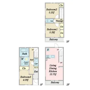 ラルジュ大島の間取り