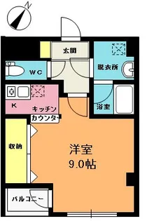 スワローテール【4階】の間取り