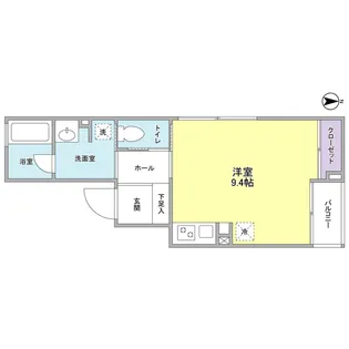 ソレーユ四谷三丁目【3階】の間取り