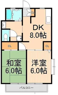 竹ノ塚ガーデン【1階】の間取り