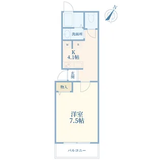 コルヌイエ【2階】の間取り