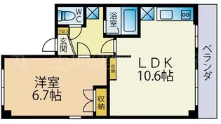 パープルビレッジ【3階】の間取り
