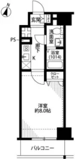 プレール・ドゥーク東雲【4階】の間取り