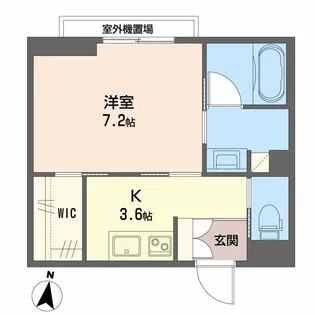 マグノリア上杉【3階】の間取り