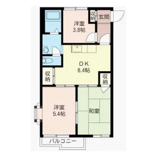 フローラルハイム【2階】の間取り