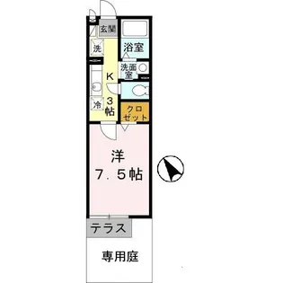アーク西町【1階】の間取り
