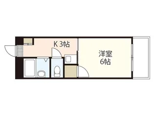 ピープルタウン八幡【5階】の間取り