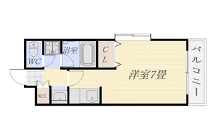 ビバリーズ21 B棟【1階】の間取り