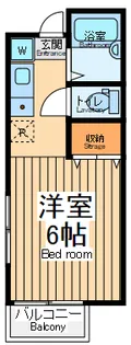 サザンウインズ横濱【1階】の間取り