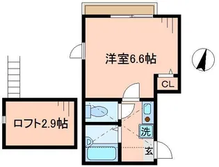 プロテージ小岩【3階】の間取り