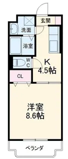 ジョビI【3階】の間取り