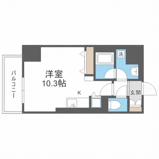 バロンドール【10階】の間取り
