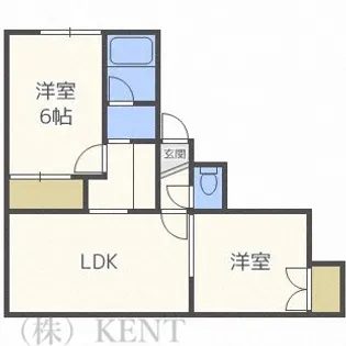 エクセルAハイツ【3階】の間取り